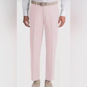 Lauren Ralph Lauren  Men's Pink Classic-Fit Linen Dress Pants Size 33/30 New